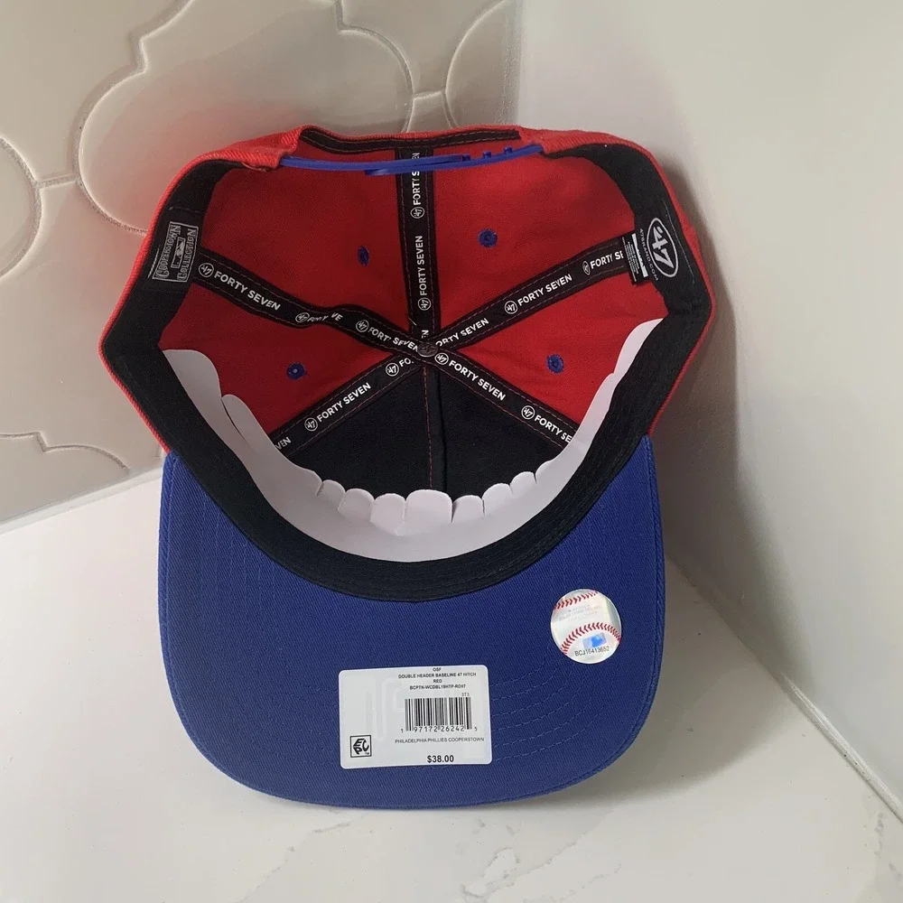 '47 Brand Philadelphia Phillies Cooperstown Hitch Snapback Adjustable Hat OSFM